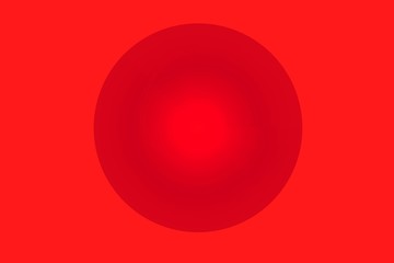 Red circle, abstract light red background. Suitable for wallpapers and posters, web, cards, etc.