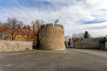 The Barbican bastion in Pecs, Hungary.