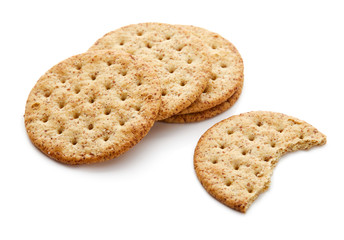 Cracker Isolated on White Background