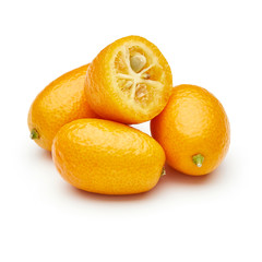 Kumquat Isolated on White Background
