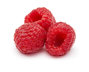 Raspberry Isolated on White Background