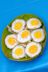Kanom Krok - coconut rice pancakes from Thailand