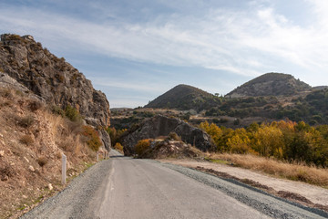 Straße im Troodos-Gebirge