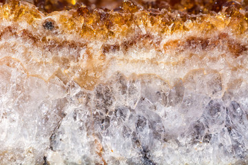Citrine mineral close up. Gemstone background
