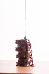 Alfajor spilling chocolate 