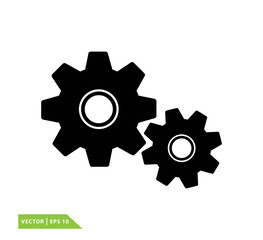 Gear icon ,setting icon vector logo design template