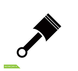 Piston icon vector logo design template