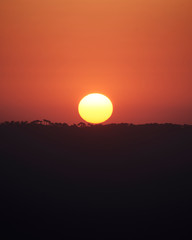 Sunset at the Patachoique viewpoint