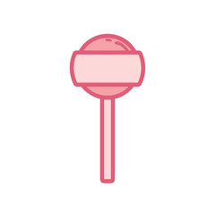 Isolated sweet candy line style icon vector design