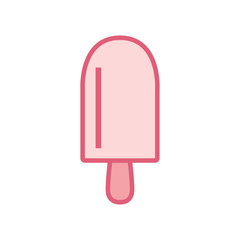 Isolated ice cream line style icon vector design