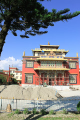 Obraz premium Buddhist Monastery is one of the holiest sites for Buddhists