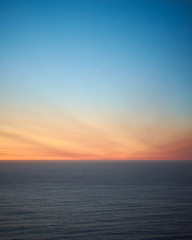 Fototapeta na wymiar Sunset at Mehuin beach
