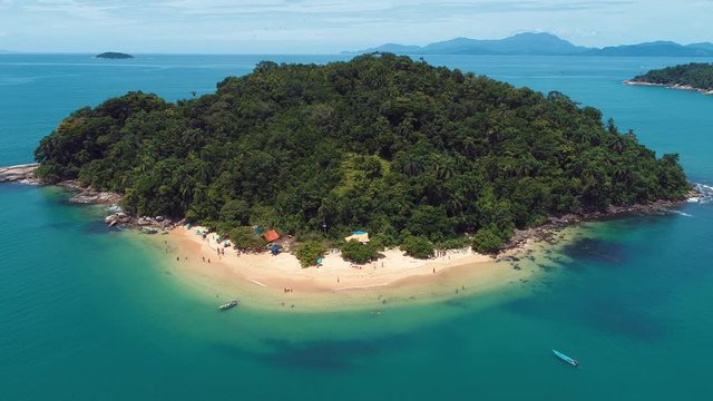 Seaside view of Paraty beach, Rio de Janeiro, Brazil. Coastline view. Seaside view of Paraty beach, Rio de Janeiro, Brazil. Coastline view.Seaside view of Paraty beach, Rio de Janeiro.Coastline view