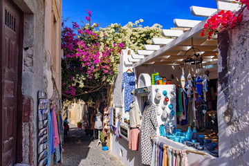 Souvenir shop in Oia, Santorini, Greece