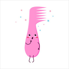 Comb Cute cartoon character.