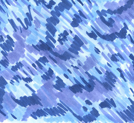 Abstract background, winter mood, made in cool shades. Background drawn with a marker, for wallpaper, fashion prints, fabric, textiles.