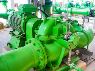 Pump and motor which popular to install with pipe in industrial such chemical, power plant, oil and...
