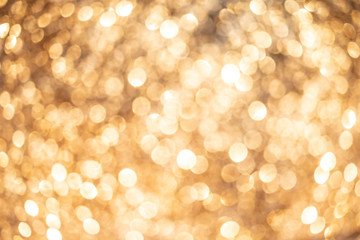 Abstract gold glitter