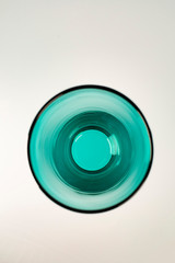 Green glass overhead