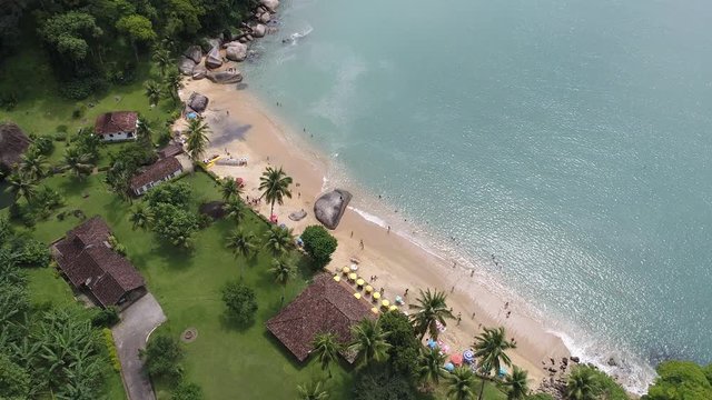 Coastal scene of beach in Paraty, Rio de Janeiro, Brazil. Coastal scene of beach in Paraty, Rio de Janeiro, Brazil. Coastal scene of beach in Paraty, Rio de Janeiro, Brazil.