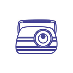 Isolated retro radio line style icon vector design