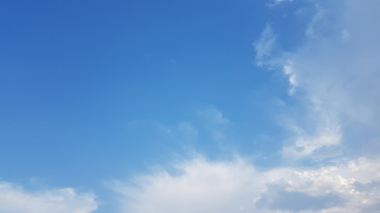 blue sky with clouds