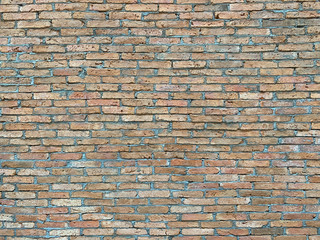 Background of old vintage brick wall textures
