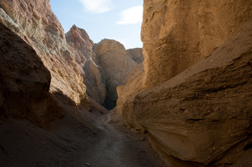 canyons in Death Valley