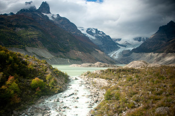 Naklejka na ściany i meble glacier in Patagonia