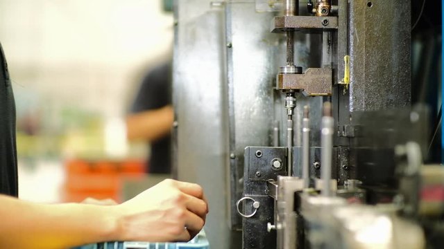 Metal Industry man working
