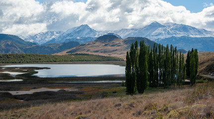 the drive in to Valle Chacabuco