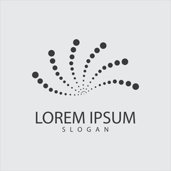 Spine diagnostics symbol logo template vector illustration design