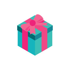 Obraz premium happy birthday celebration gift icon