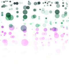 Bubbles Circle Dots Unique Colorful Bright Vector Background