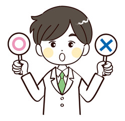 男性、医者、正解、不正解