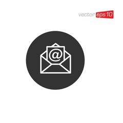 Notification Message or Email Icon Logo Design