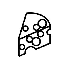 delicious cheese healthy food line style