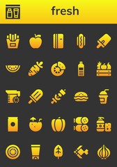 fresh icon set