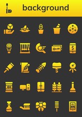 background icon set