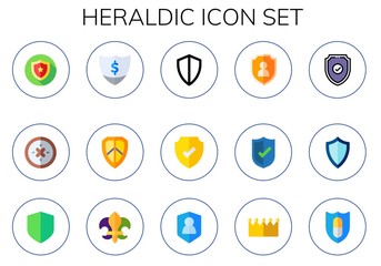 heraldic icon set © Anna