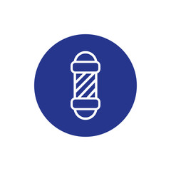 barber label spiral block style icon