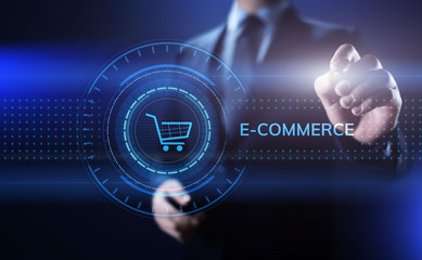 E-commerce Online Shopping Digital marketing and sales business technology concept.