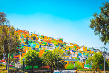 Colorful Town in Pachuca de Soto, Mexico