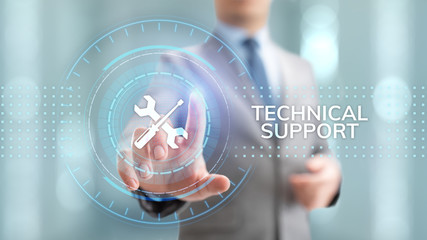 Technical support customer service guarantee quality assurance concept.