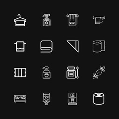 Editable 16 dispenser icons for web and mobile