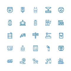 Editable 25 tank icons for web and mobile