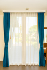 Curtain window decoration interior