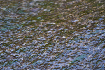 Clear water of a mountain stream.