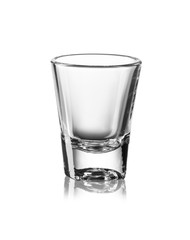 Alcoholic drinks in glasses Empty realistic glasses set for different alcohol drinks and cocktails isolated on white background 
