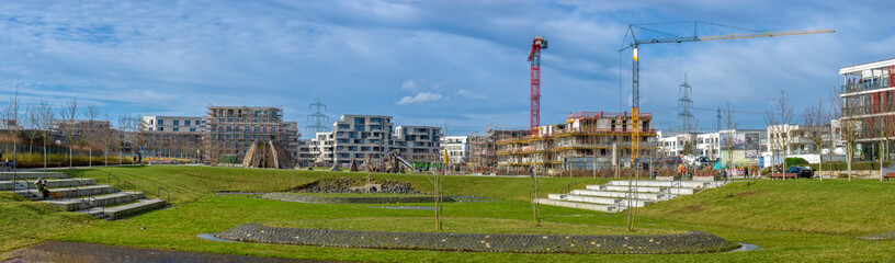 Neubaugebiet im Frankfurter Stadtteil Riedberg